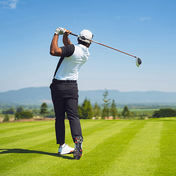 ゴルフなどの屋外スポーツ